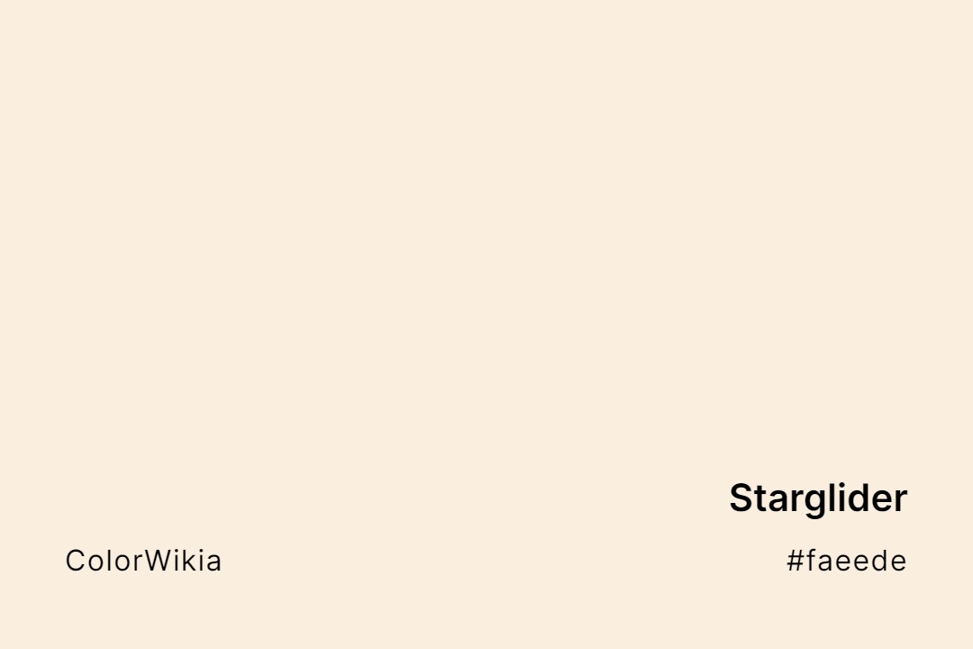 Starglider Color – #faeede: Codes and Complete Breakdown