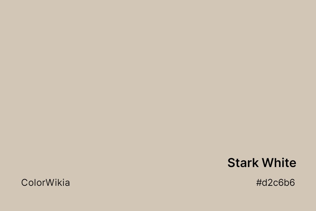 Stark White Color – #d2c6b6: Codes and Complete Breakdown