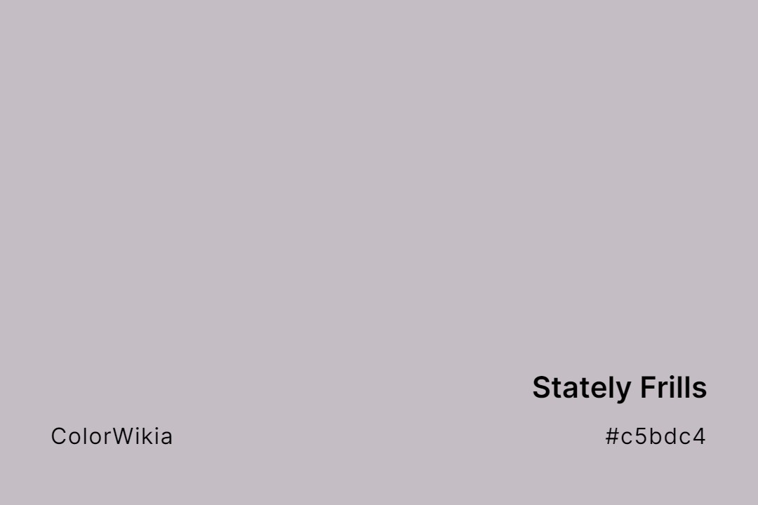 Stately Frills Color – #c5bdc4: Codes and Complete Breakdown