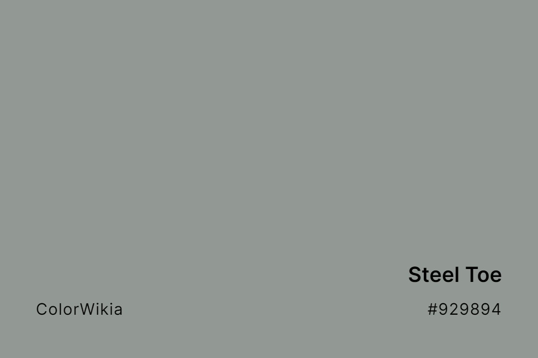 steel toe color 929894