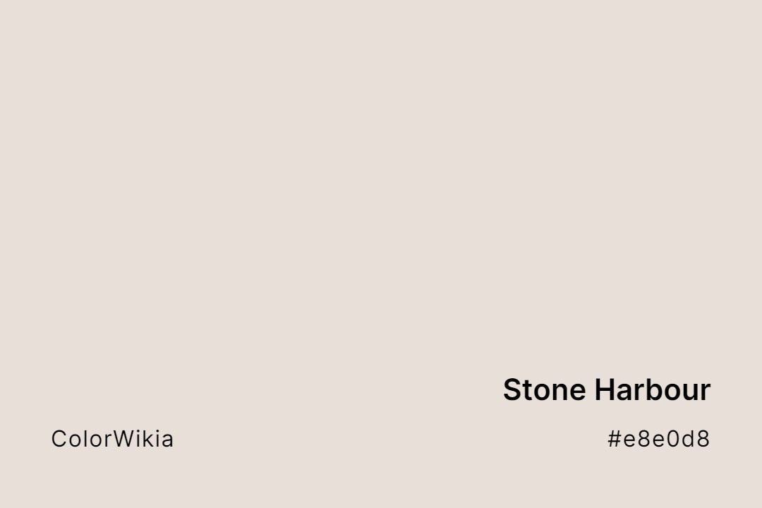 stone harbour color e8e0d8