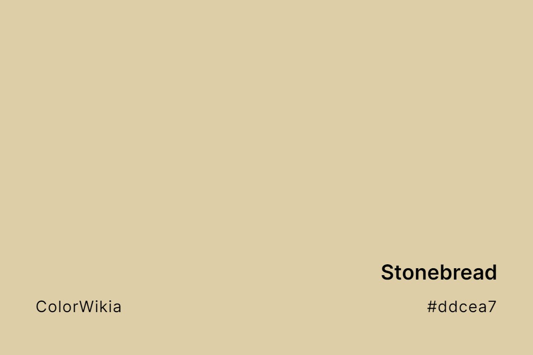 Stonebread Color – #ddcea7: Codes and Complete Breakdown