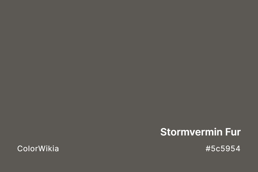 stormvermin fur color 5c5954