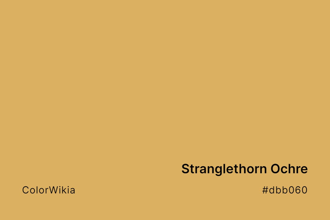 stranglethorn ochre color dbb060