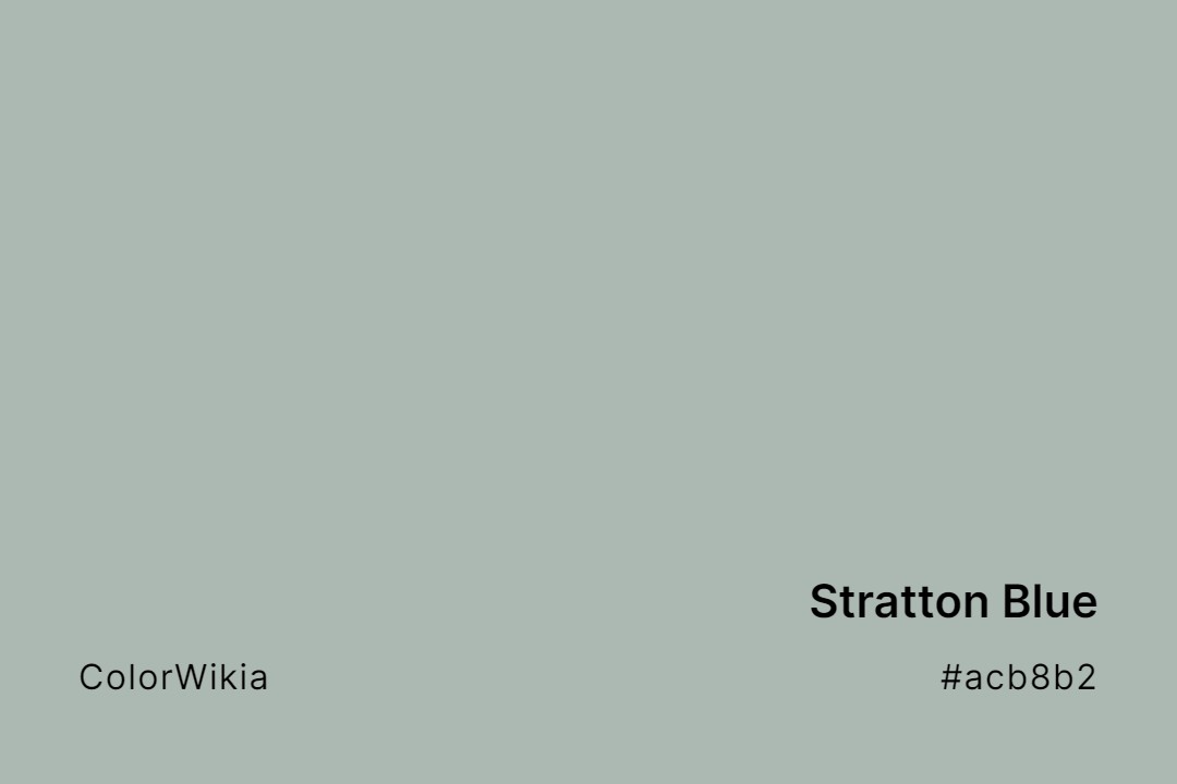 Stratton Blue Color – #acb8b2: Codes and Complete Breakdown