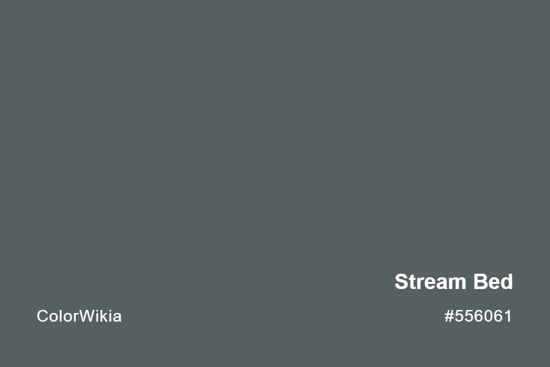 stream bed color 556061