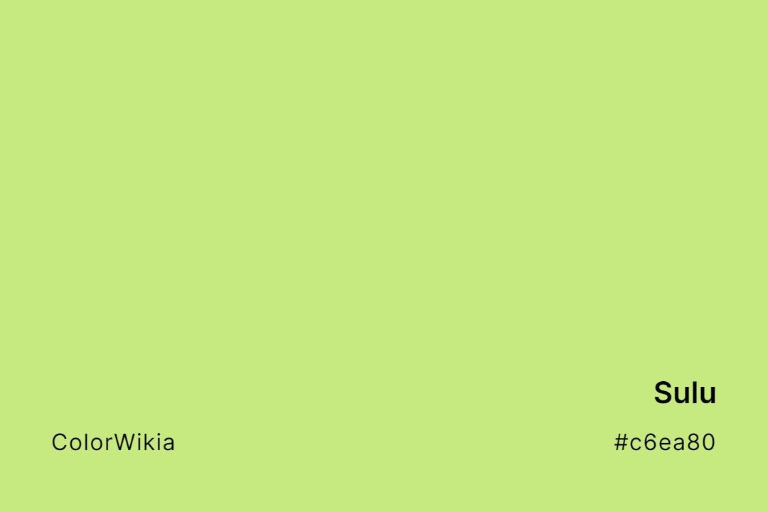 Sulu Color – #c6ea80: Codes and Complete Breakdown