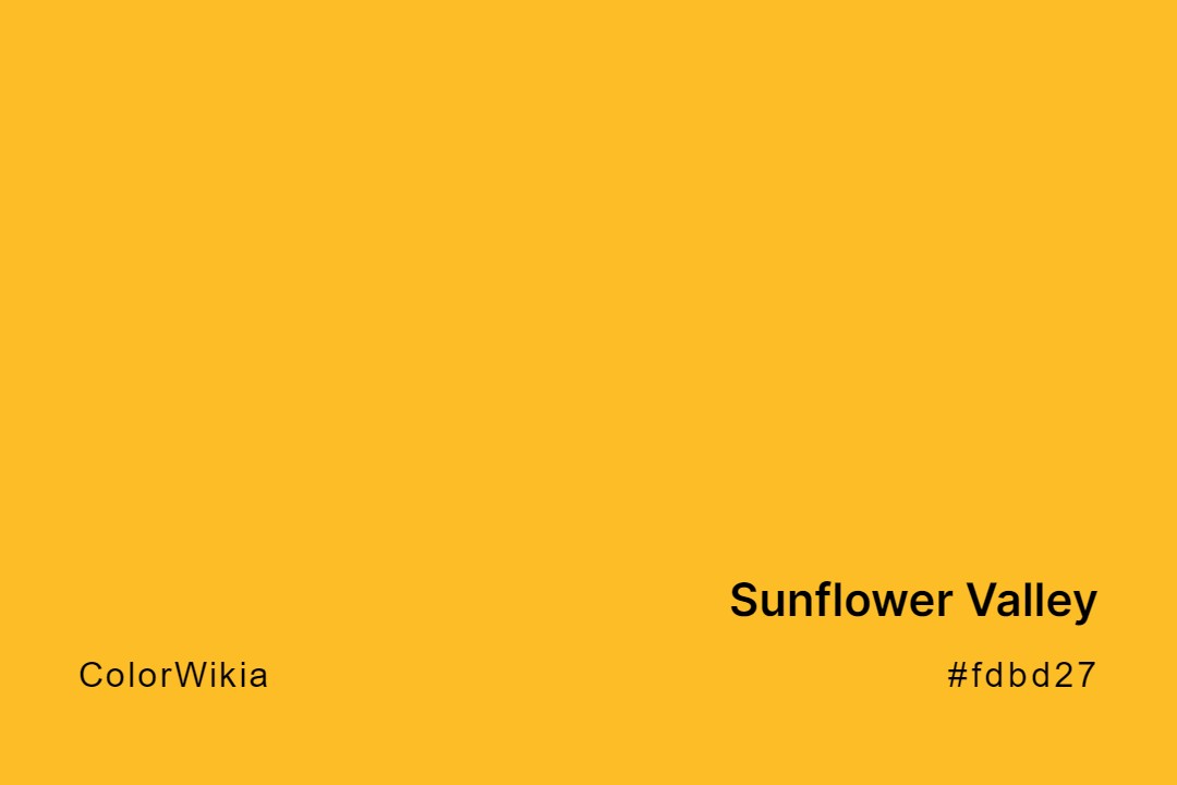 sunflower valley color fdbd27