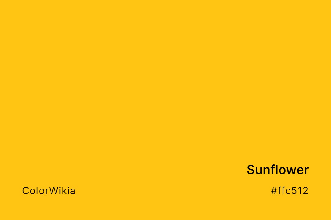 sunflower color ffc512