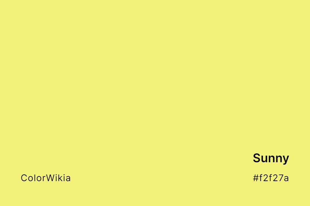 sunny color f2f27a