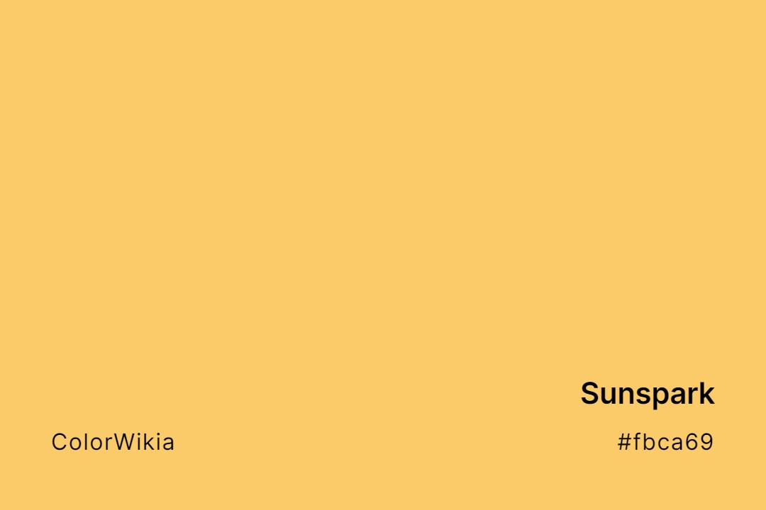 Sunspark Color – #fbca69: Codes and Complete Breakdown