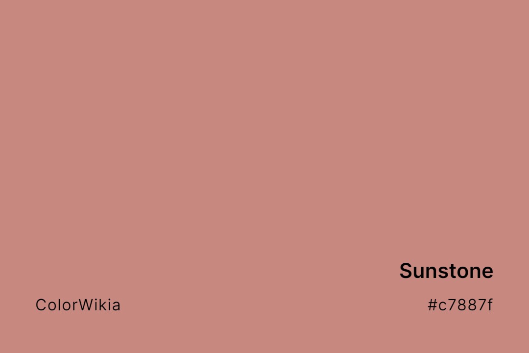 Sunstone Color – #c7887f: Codes and Complete Breakdown