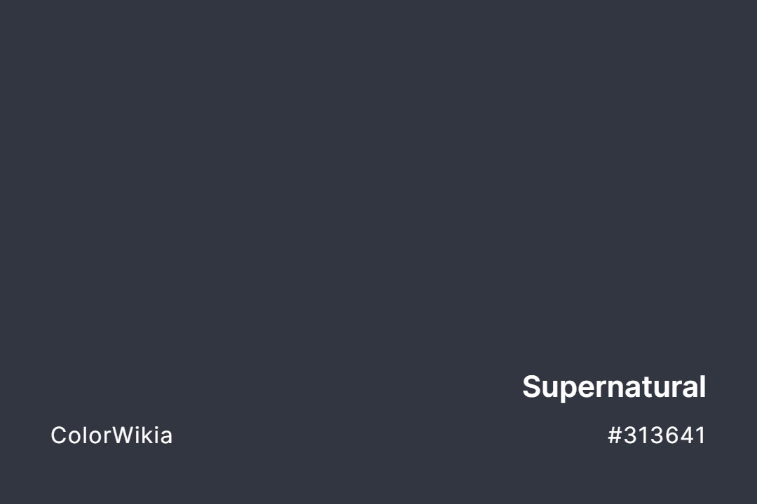 Supernatural Color – #313641: Codes and Complete Breakdown