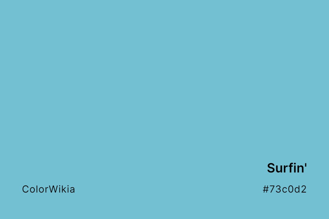 Surfin’ Color – #73c0d2: Codes and Complete Breakdown