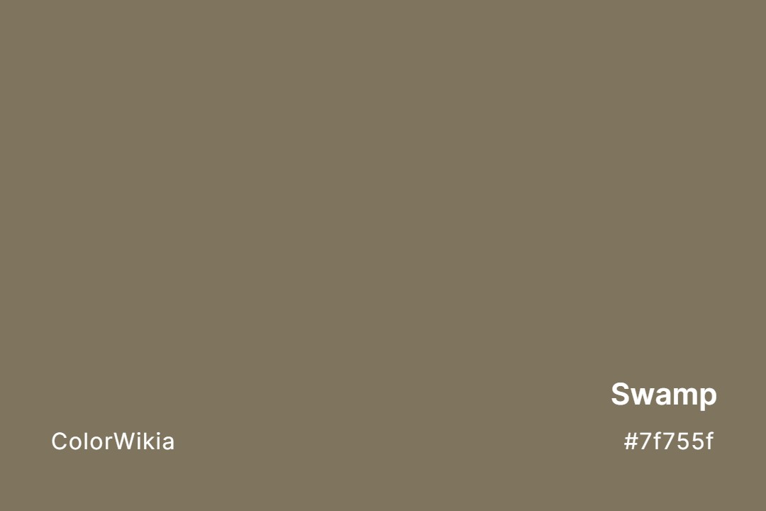 swamp color 7f755f