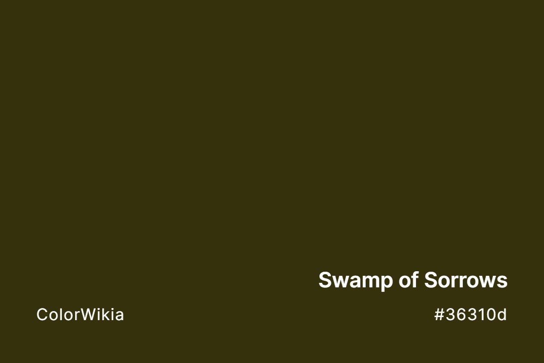 swamp of sorrows color 36310d