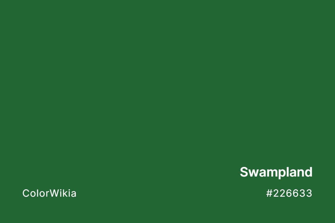 Swampland Color – #226633: Codes and Complete Breakdown