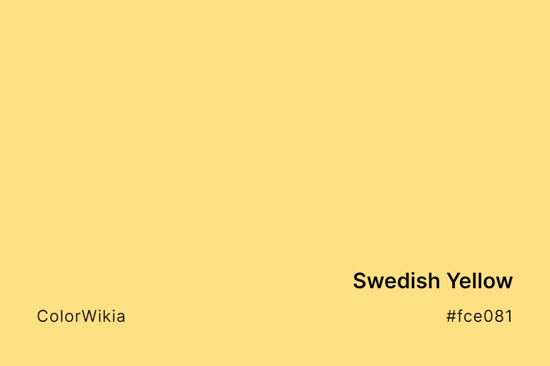Swedish Yellow Color – #fce081: Codes and Complete Breakdown