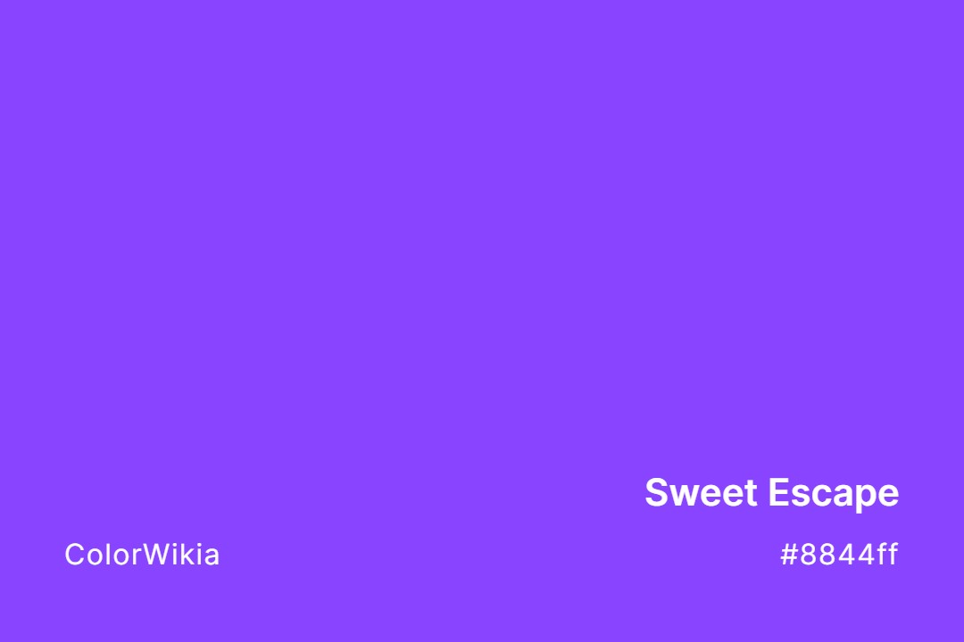 sweet escape color 8844ff