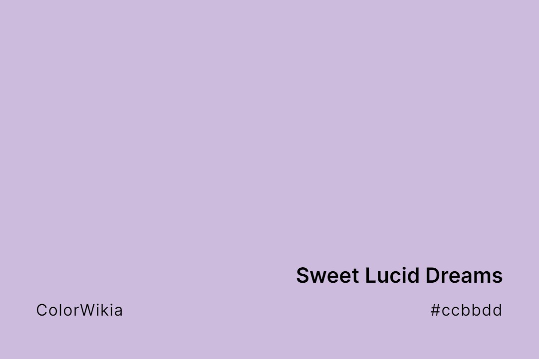 sweet lucid dreams color ccbbdd