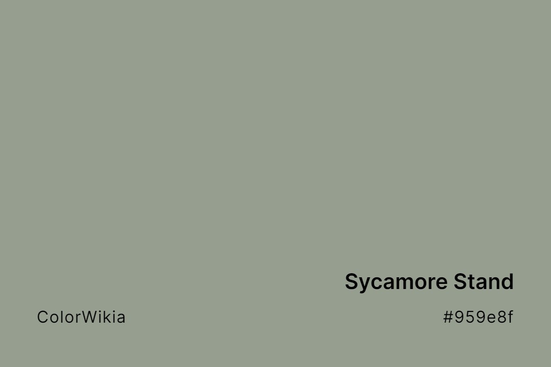 sycamore stand color 959e8f