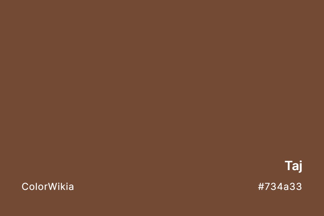 Taj Color – #734a33: Codes and Complete Breakdown