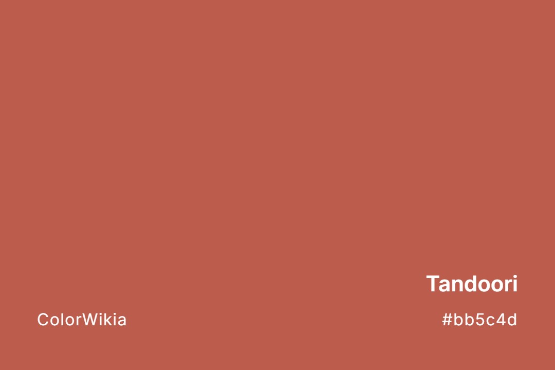 Tandoori Color – #bb5c4d: Codes and Complete Breakdown