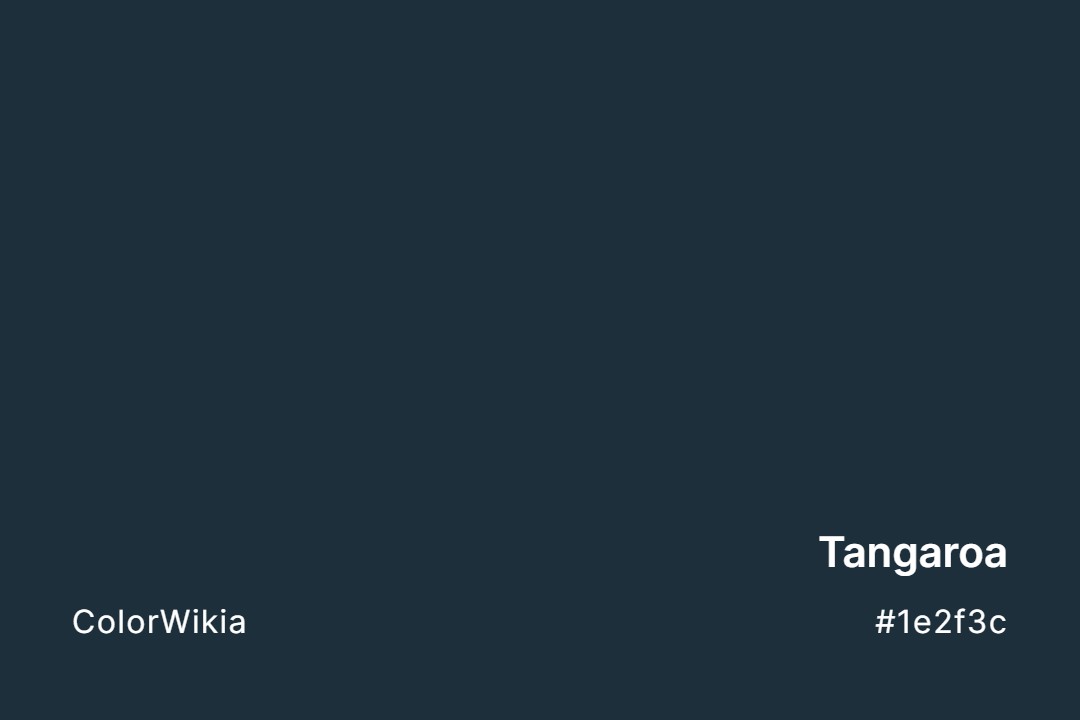Tangaroa Color – #1e2f3c: Codes and Complete Breakdown
