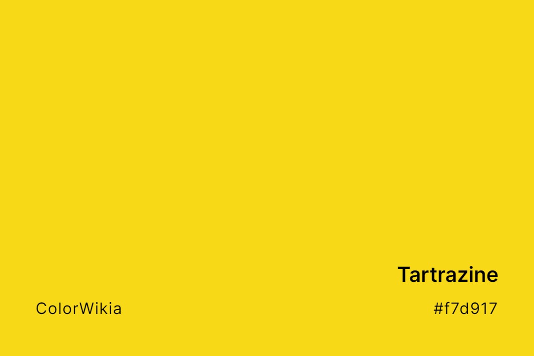 Tartrazine Color – #f7d917: Codes and Complete Breakdown