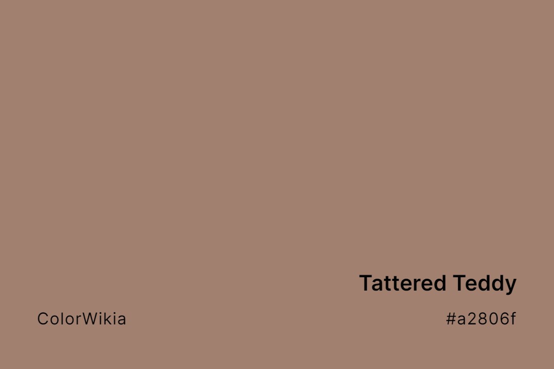 Tattered Teddy Color – #a2806f: Codes and Complete Breakdown
