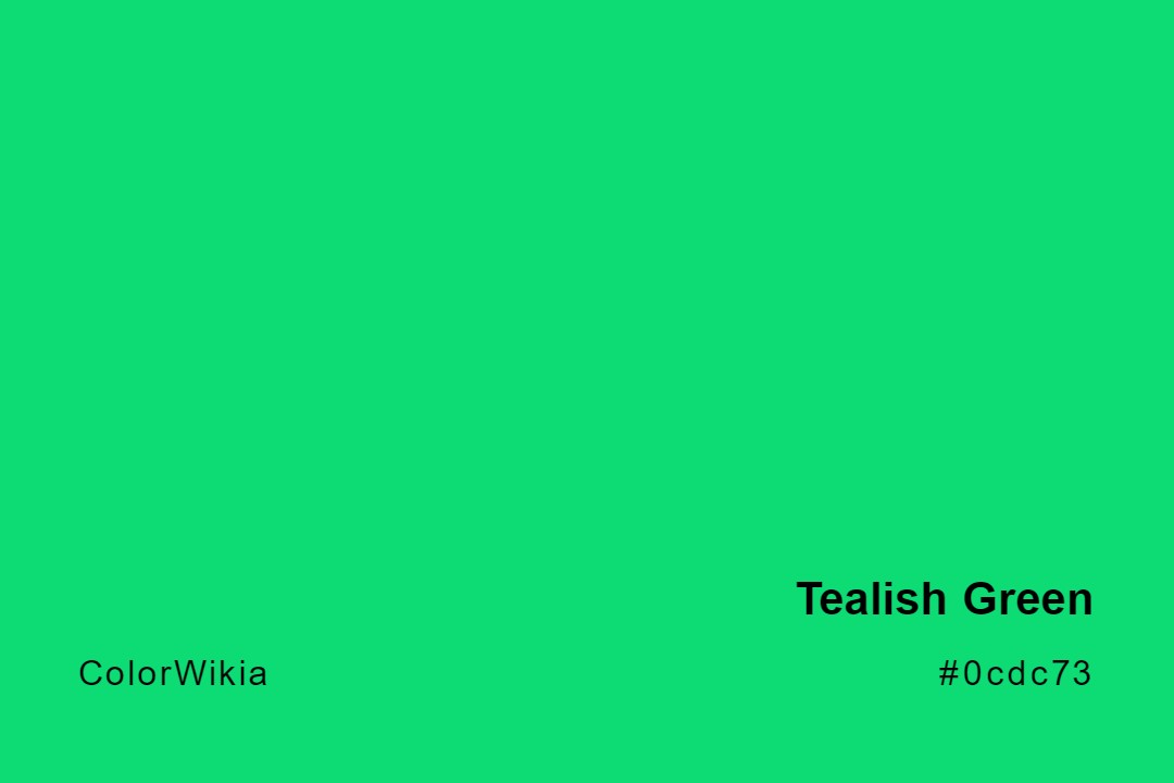 Tealish Green Color – #0cdc73: Codes and Complete Breakdown