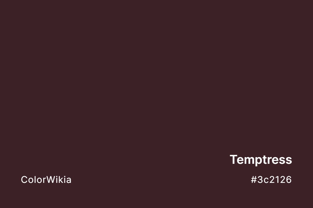 Temptress Color – #3c2126: Codes and Complete Breakdown