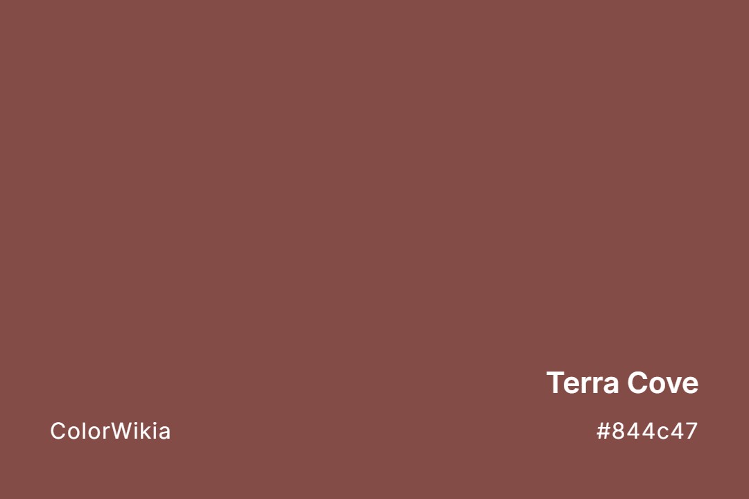 terra cove color 844c47
