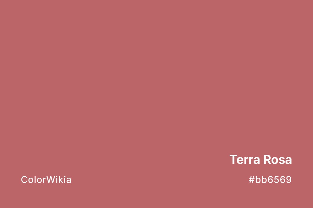 terra rosa color bb6569