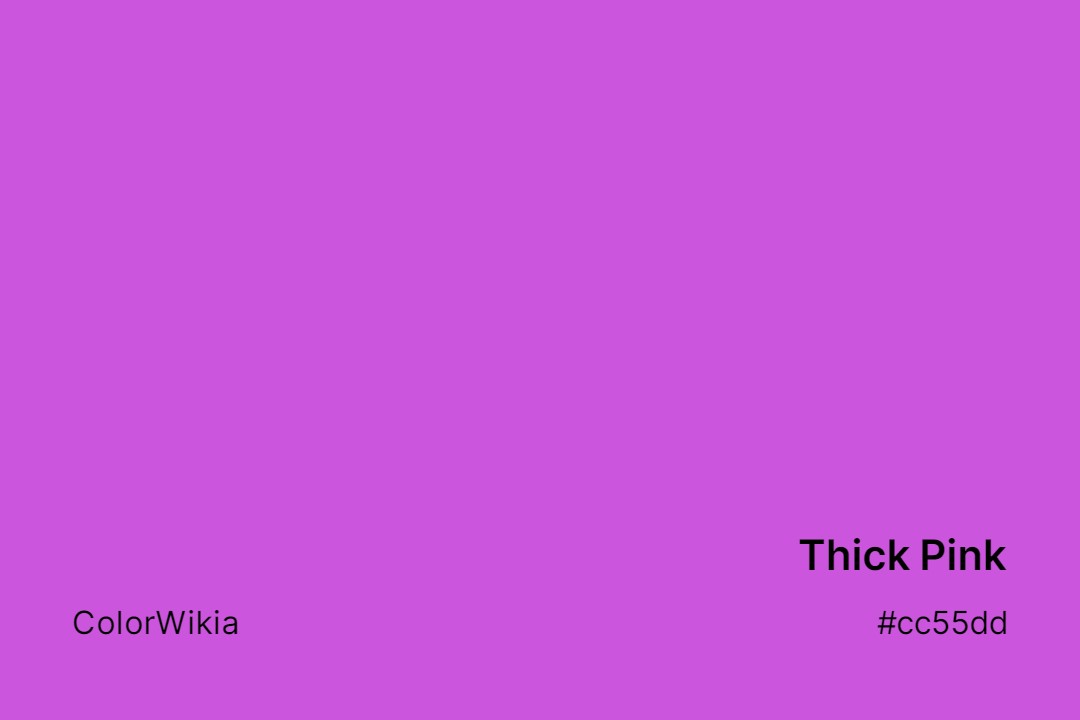 thick pink color cc55dd