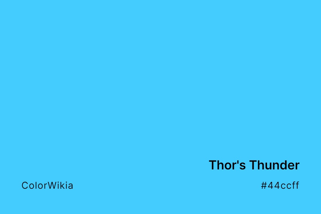 Thor’s Thunder Color – #44ccff: Codes and Complete Breakdown