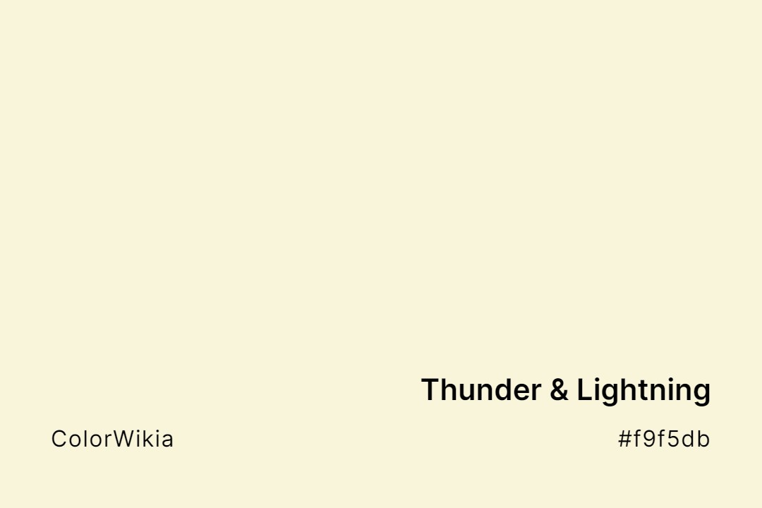 thunderlightning color f9f5db