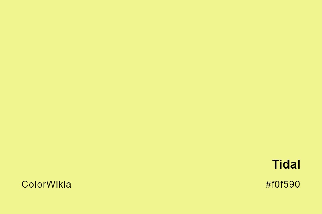 tidal color f0f590