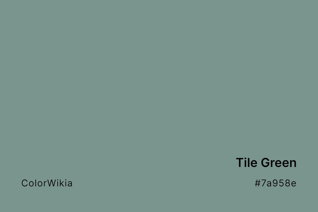 tile green color 7a958e
