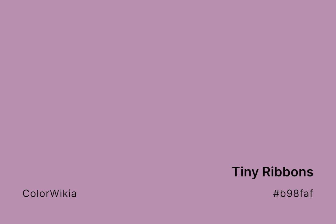 Tiny Ribbons Color – #b98faf: Codes and Complete Breakdown
