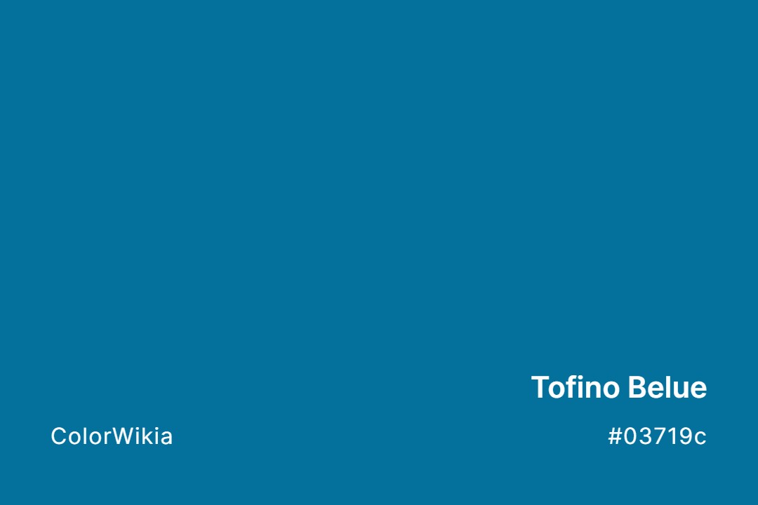 Tofino Belue Color – #03719c: Codes and Complete Breakdown