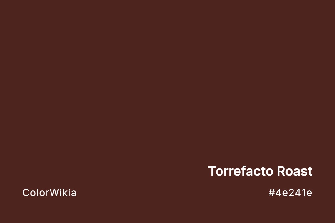 torrefacto roast color 4e241e