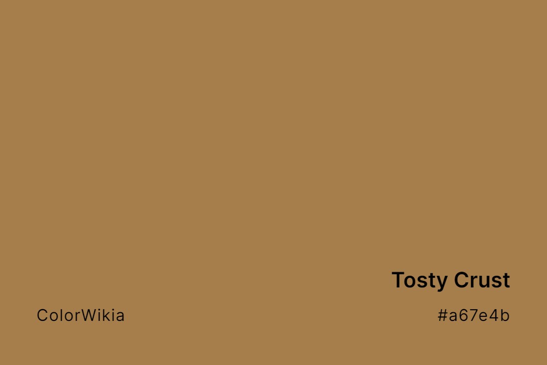 tosty crust color a67e4b