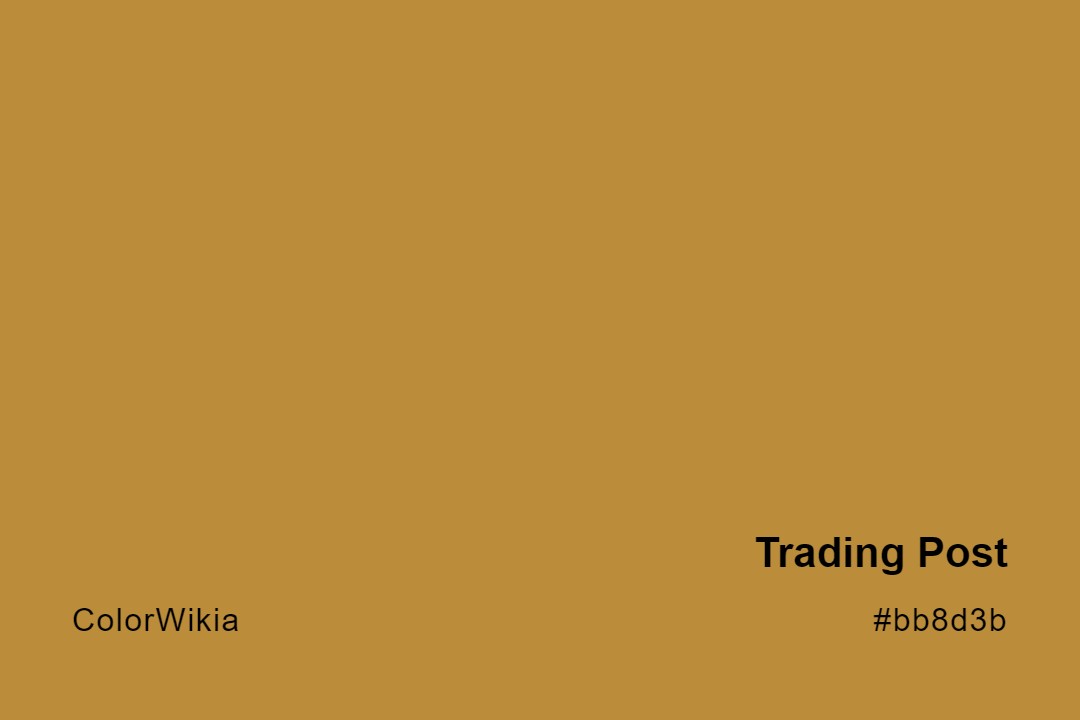 Trading Post Color – #bb8d3b: Codes and Complete Breakdown