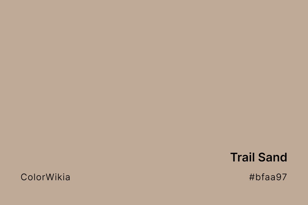 trail sand color bfaa97