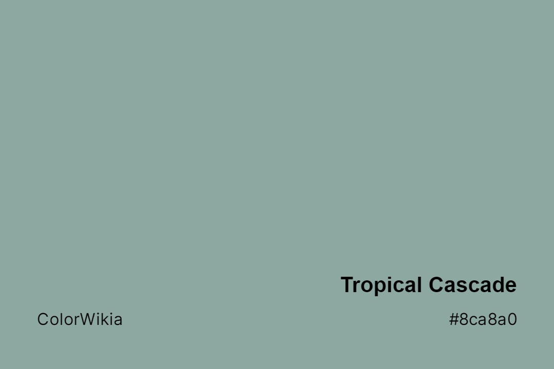 tropical cascade color 8ca8a0