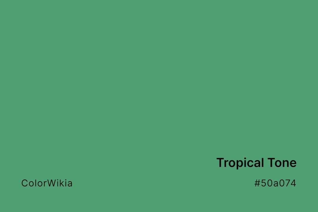 tropical tone color 50a074
