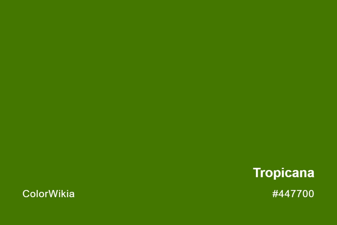Tropicana Color – #447700: Codes and Complete Breakdown