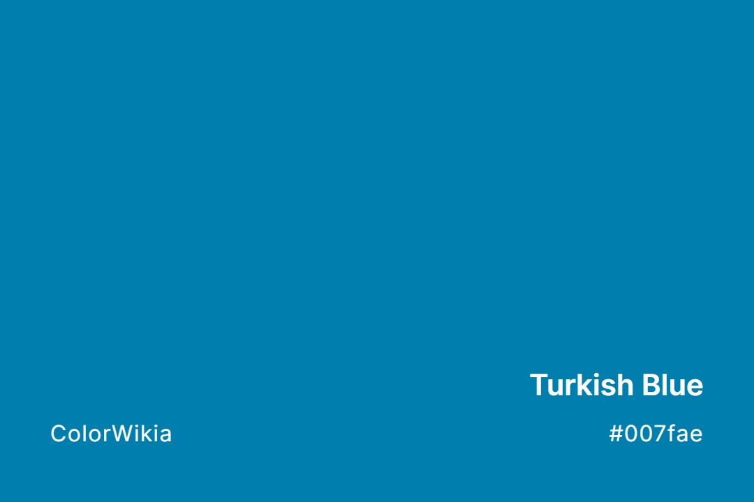 Turkish Blue Color – #007fae: Codes and Complete Breakdown