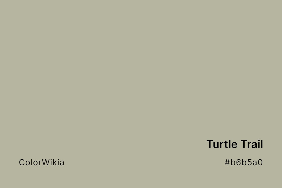 turtle trail color b6b5a0
